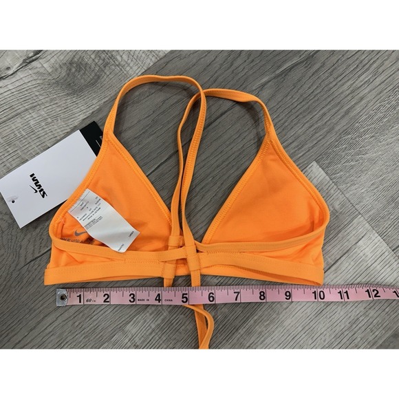 (2) Women's Nike HYDRASTRONG Bikini Tops Pink Orange Size Small NWT - Picture 9 of 10